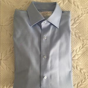 Blue long sleeve dress shirt